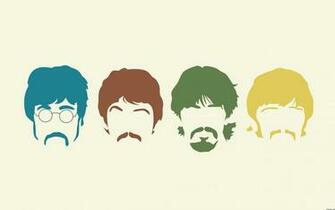 Wallpaper The Beatles Silhouette Haircut Mustache