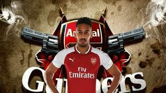 HD Aubameyang Arsenal Wallpaper Emirates Stadium
