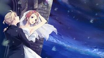 Full HD Wallpaper Dress Bride Couple Embrace Night