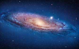 Space Spiral Galaxy Stars Wallpaper HD