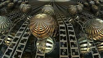 Wallpaper Balls Lines Fractal Illusion HD 1080p Upload At