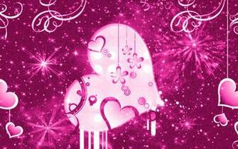 Corazones De Color Rosa Wallpaper