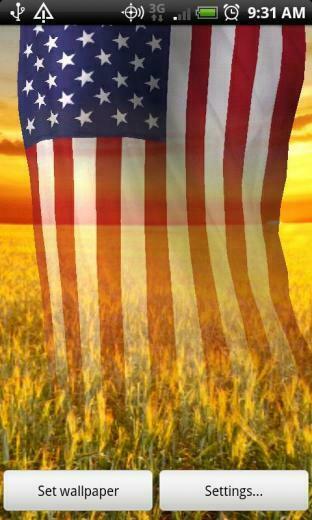 3d American Flag Wallpaper