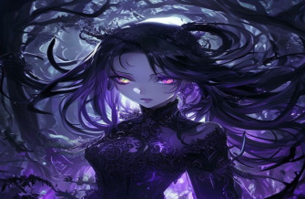 Dark Anime Girl Wallpaper