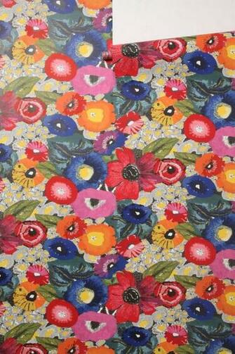 Blazing Poppies Wallpaper Anthropologie For The Dining Room