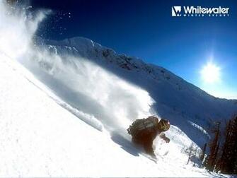 Powder Skiing Wallpaper