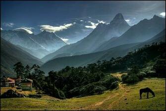 Mountains Landscapes Tengboche Himalaya Nepal HD Wallpaper Nature