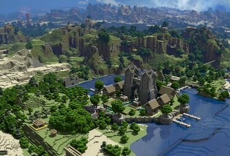 Wallpaper World Blocks Minecraft Desktop Games