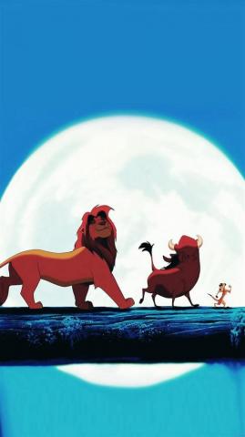 Hakuna Matata Disney Lionking Illust Art iPhone Wallpaper