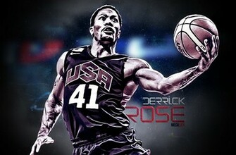 Derrick Rose Team Usa Wallpaper By Gfxbymega