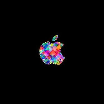 iPad Wallpaper Funky Apple Logo Mini