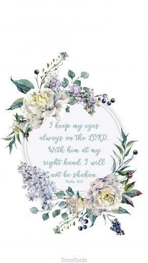 I Will Not Be Shaken God Bible Verse Desktop Wallpaper Phone