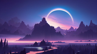 Illustrator Planet Ai Art 4k Laptop Full HD 1080p Wallpaper