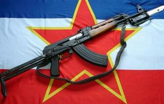 Wallpaper Flag Yugoslavia Serbian Company Mm Machine Gun