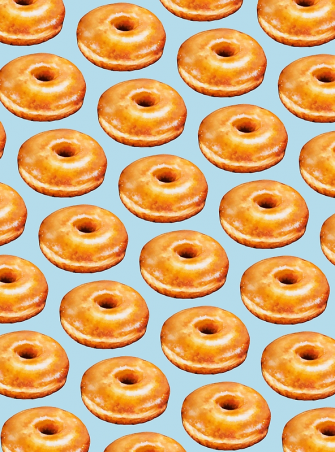 Glazed Donuts Wallpaper