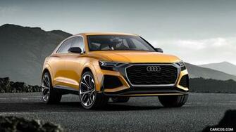 Audi Q8 Sport Concept Color Krypton Orange Front Three