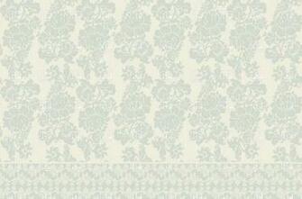 Seamless Floral Victorian Wallpaper With Border Background