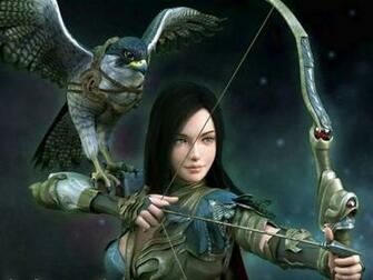 Warrior Girl Fantasy Wallpaper