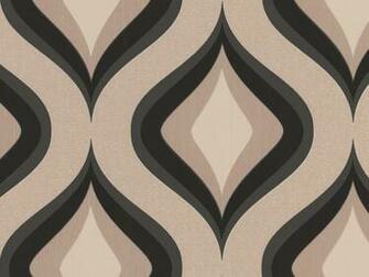 Delivery On Trippy Black Mocha Geometric Wallpaper