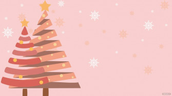 Pink Christmas Wallpaper