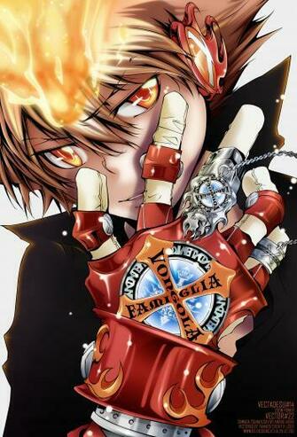 Sawada Tsunayoshi Katekyo Hitman Reborn Mobile Wallpaper