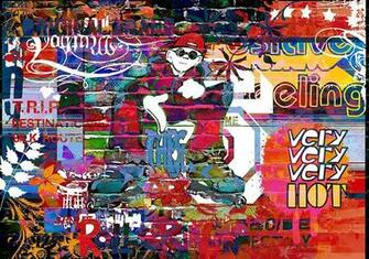 Amazon Fhzon Colorful Graffiti Background Roller