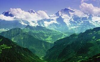 Jungfrau Bernese Alps Switzerland Wallpaper Nature
