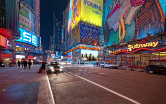 New York Lights HD Image Wallpaper