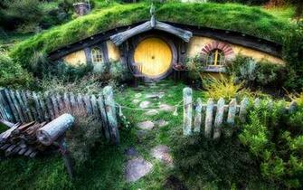 Amazing Cottage In The Woods Wallpaper