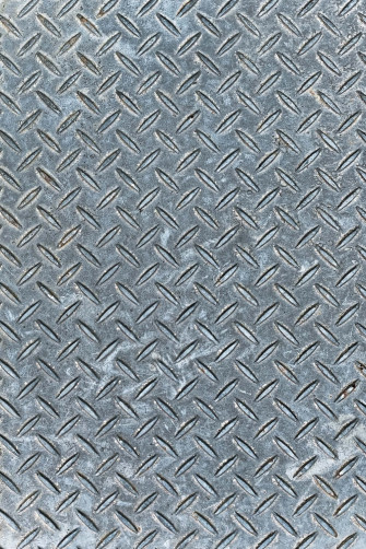 A Close Up Of Metal Diamond Plate Wallpaper
