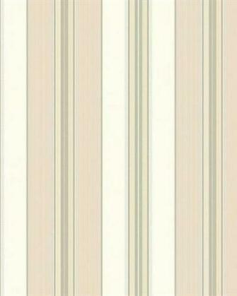 Waverly Classics Brown And Grey Lovers Lane Striped Wallpaper