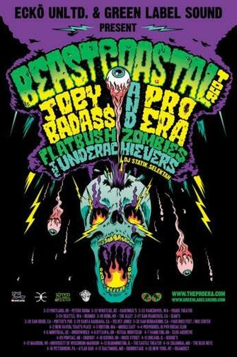 Announces Beast Coastal Tour W Flatbush Zombies The Underachievers