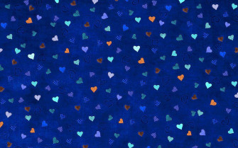 Blue Hearts Wallpaper On