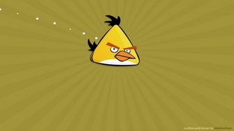 Yellow Bird Wallpaper A With The