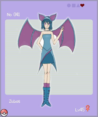 Pokemon Zubat Gijinka Hot Girls Wallpaper