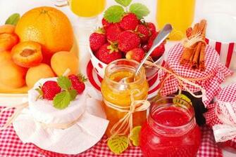 Fruits And Jam Background Gallery Yopriceville High Quality