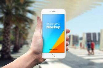 iPhone 6s Plus Outdoor Mockups Psd Graphicsfuel