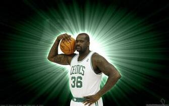 Shaquille O Neal Celtics Widescreen Wallpaper