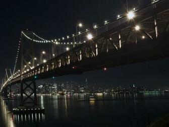 Night Time Bay Bridge Wallpaper HD