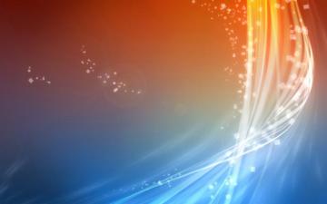 Orange And Blue Wallpaper On