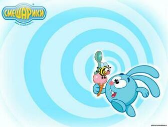 Mobile Wallpaper Cartoon Rabbits Smeshariki