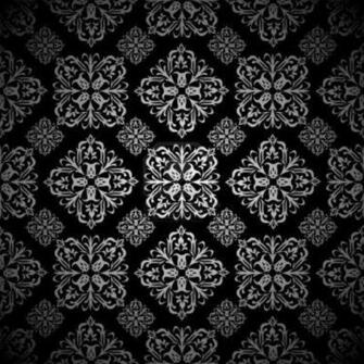 Silver And Black Seamless Tile Background Wallpaper Pattern