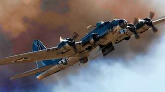 Warbird B17 Flying Fortress Wallpaper Art HD Hi