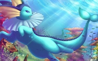 Vaporeon S Swim Wallpaper