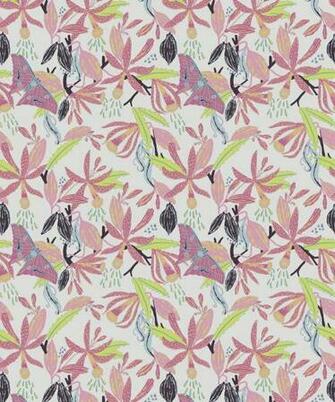 Vanilla Moth Fresh Motif Wallpaper Colorful Fun Milton King