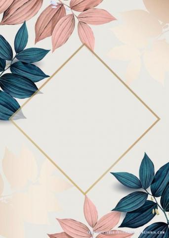 Printable Blush Pink And Royal Blue BirtHDay Invitat