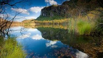 Lake Reflection Wallpaper