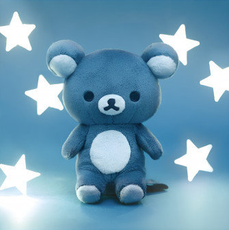 San X Original Design Rilakkuma Pouch Dark Blue Kawaii Pen Shop