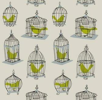 Search Bird Cages Wallpaper Art Vintage Pretty Image