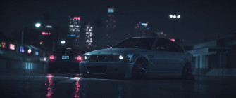 Blue Car Wallpaper